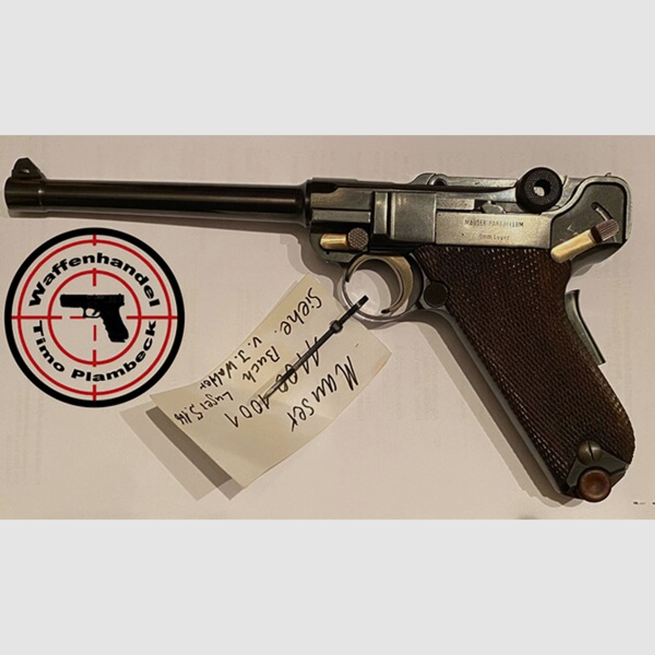Sehr seltene Sammler-Waffe   Pistole Mauser-Parabellum 29/70   -Rarität-