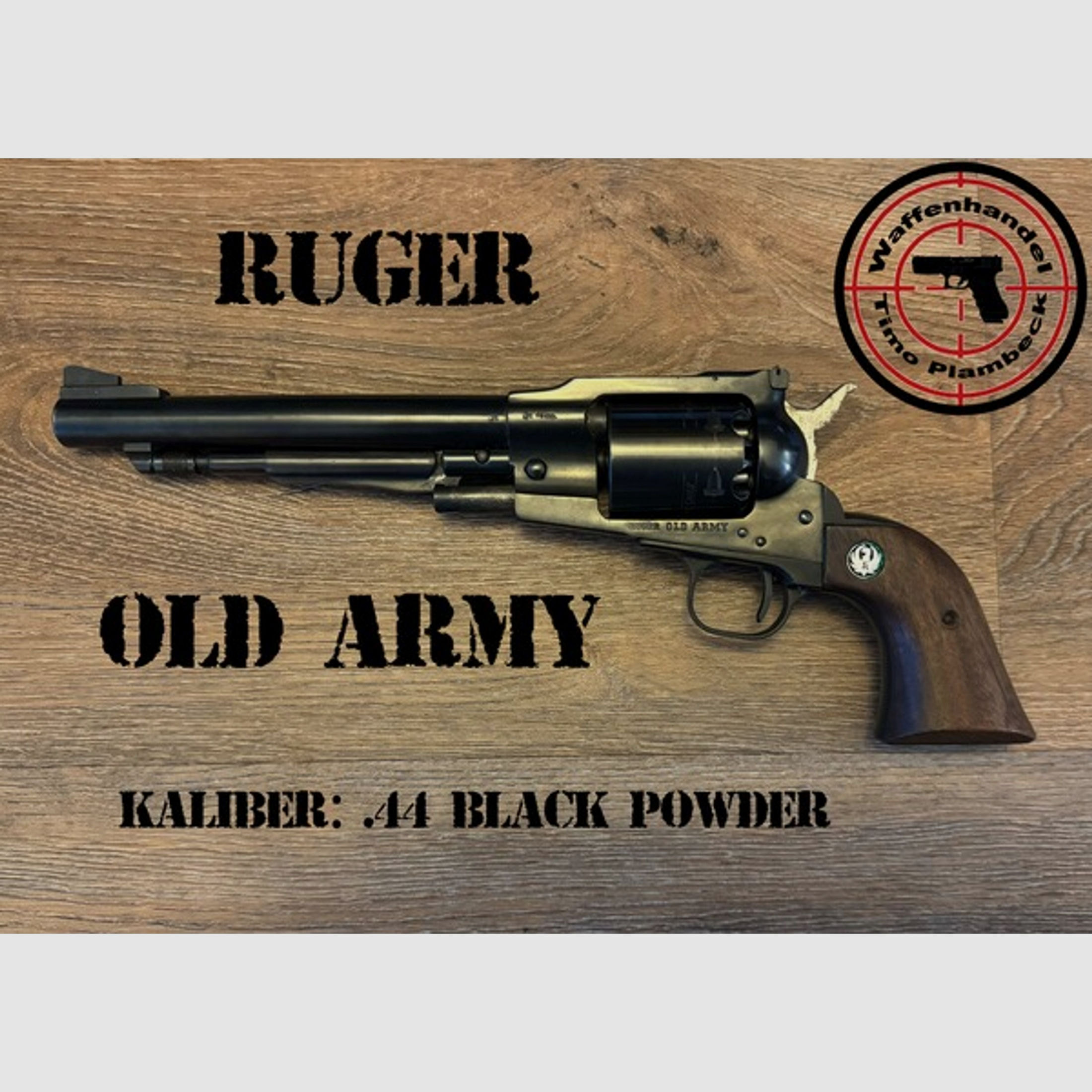 Perkussions-Revolver  Ruger  Mod. Old Army  im Kaliber .44 Black Powder