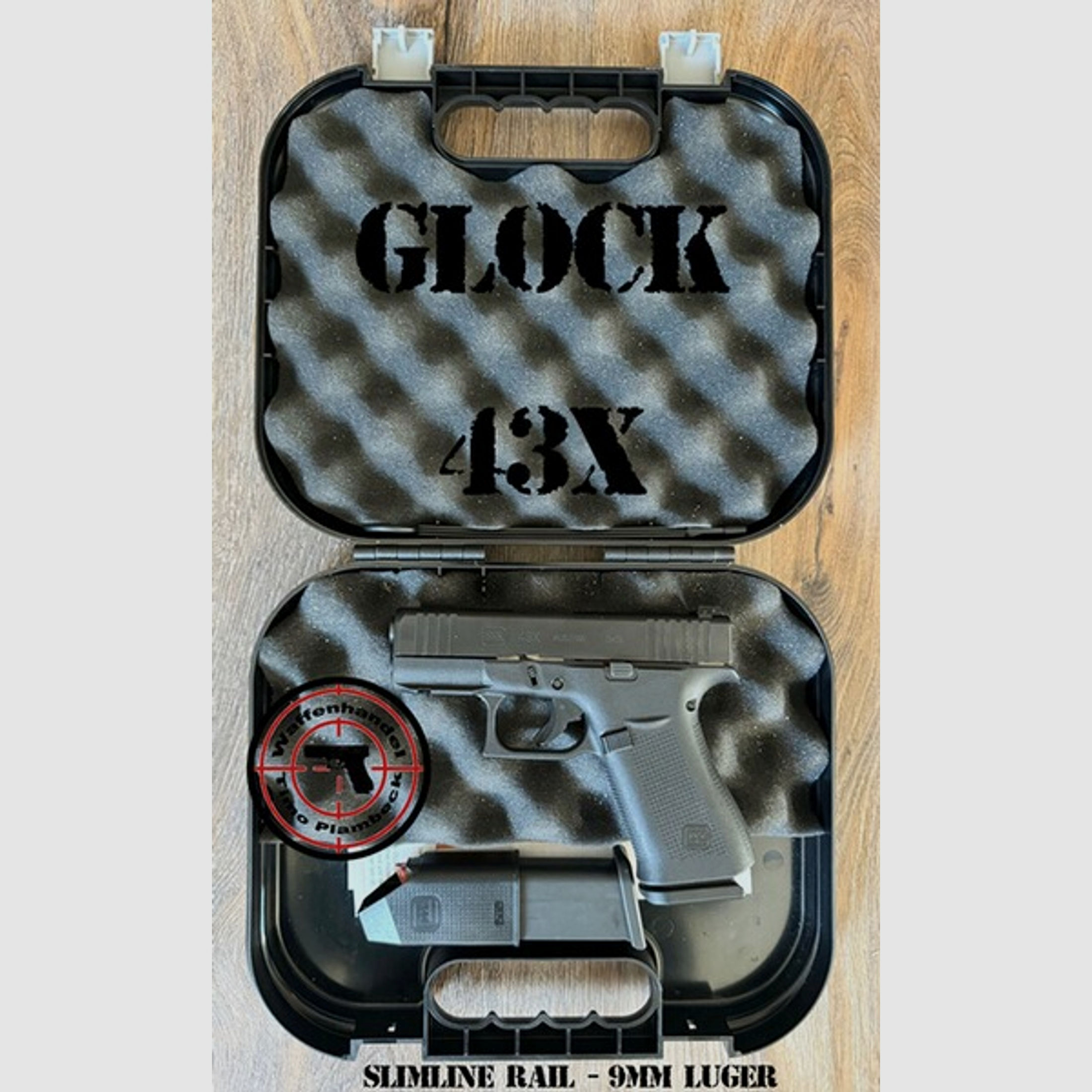 Glock 43X  in 9mm Luger
