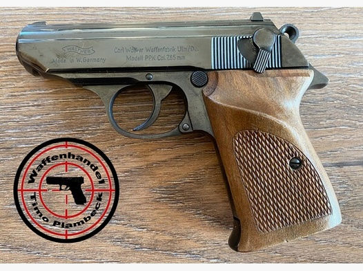 halbautomatische Pistole  Walther Mod. PPK  (Baujahr:1972) im Kaliber 7,65mm Browning