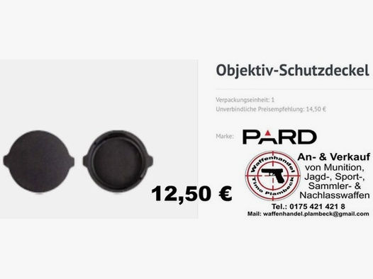 PARD Objektiv-Schutzdeckel für NV007 und NV007A aus Gummi