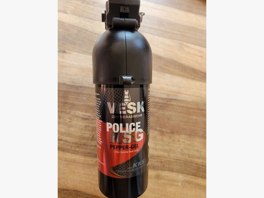 VESK RSG - POLICE 750ml GEL - VESK RSG - POLICE Pfefferspray 750 ml Gel