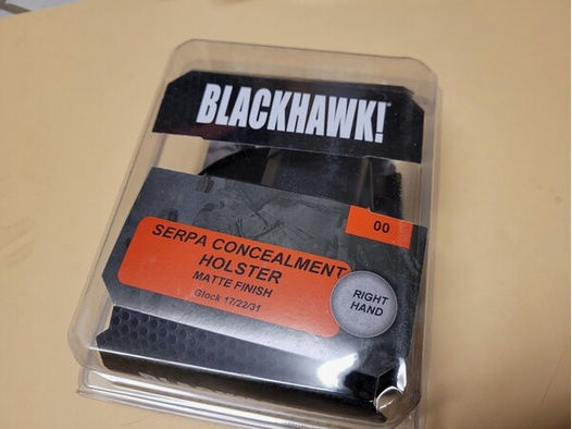 Blackhawk CQC Holster schwarz GLOCK 17/22/31 RH