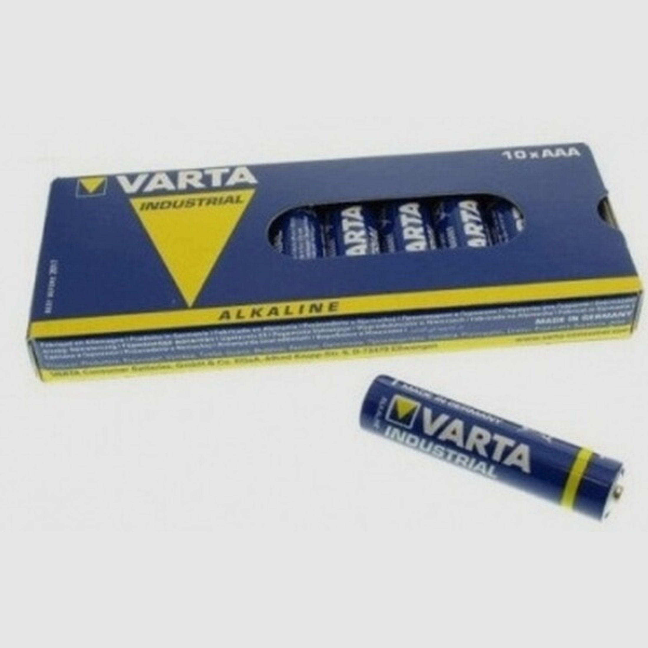 Varta Industrial 4006 Batterien AAA LR03 1,5V Micro 10er Pack