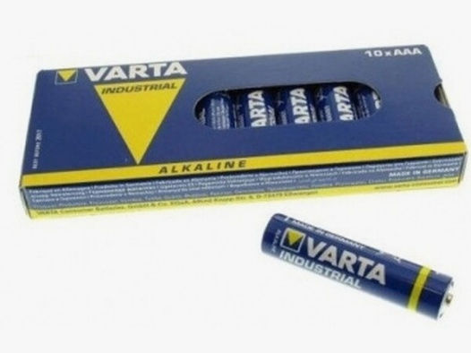 Varta Industrial 4006 Batterien AAA LR03 1,5V Micro 10er Pack