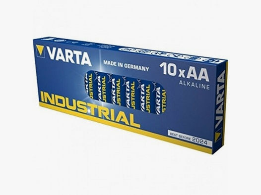 Varta Industrial 4006 Batterien AA LR6 1,5V Mignon 10er Pack