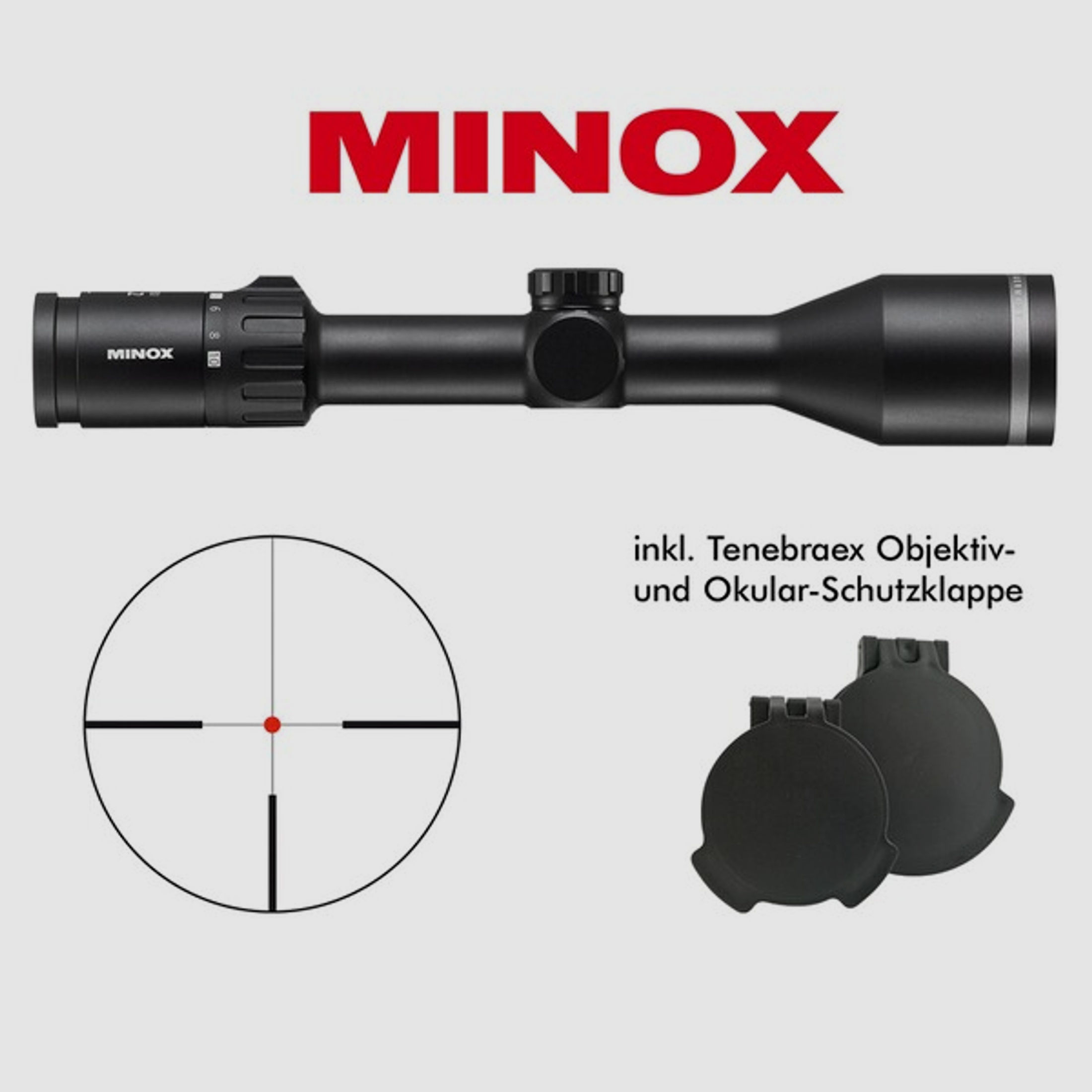 Zielfernrohr MINOX 2-10x50 ohne Schiene LA4