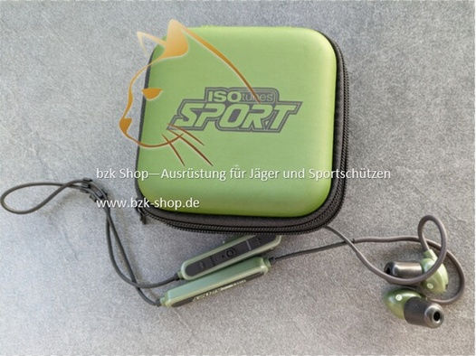 ISOTUNES Sport Advance Grün - Aktiver Gehörschutzstöpsel für Jäger und Schützen
