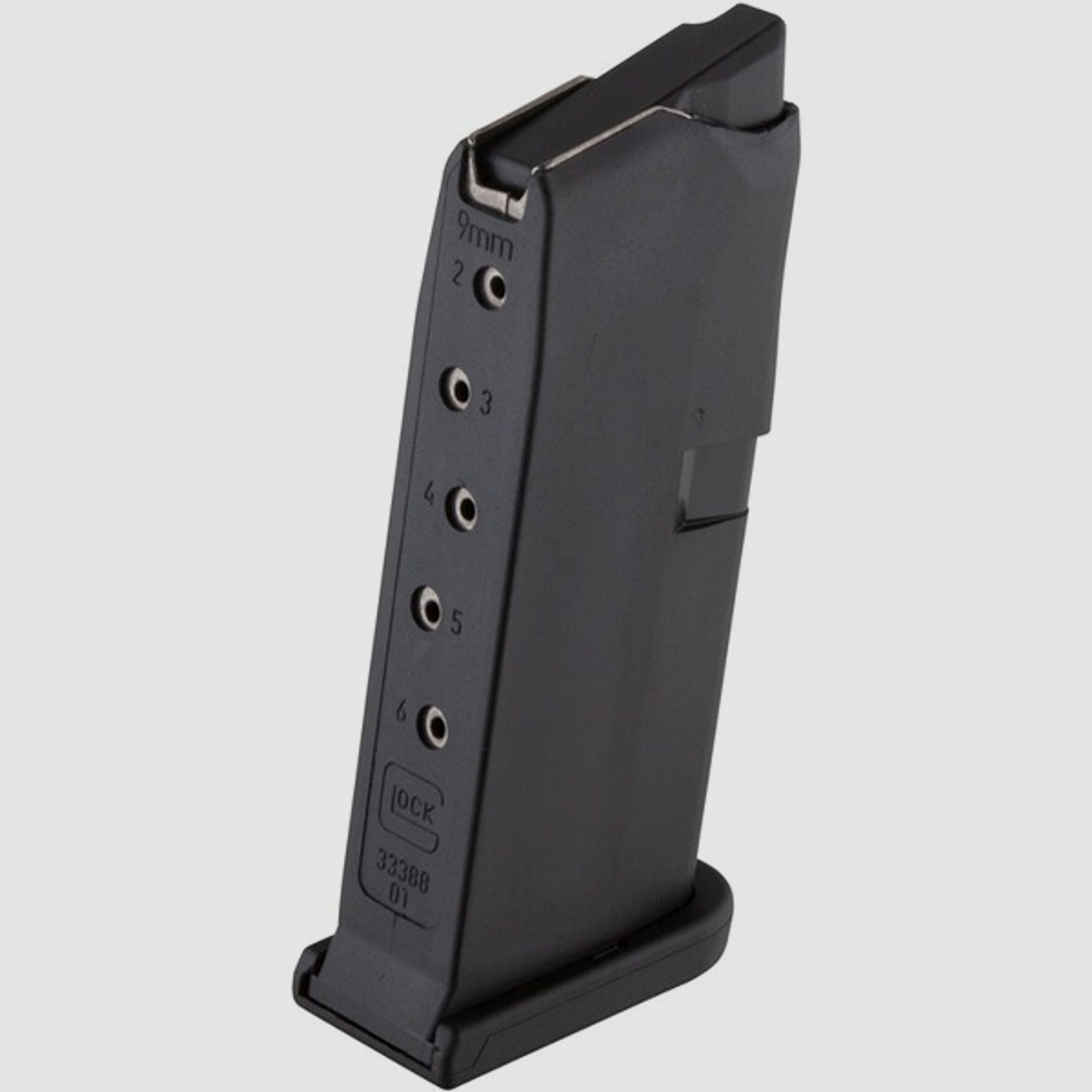Mag. Glock 43, 6-Schuß, 9 mm Para