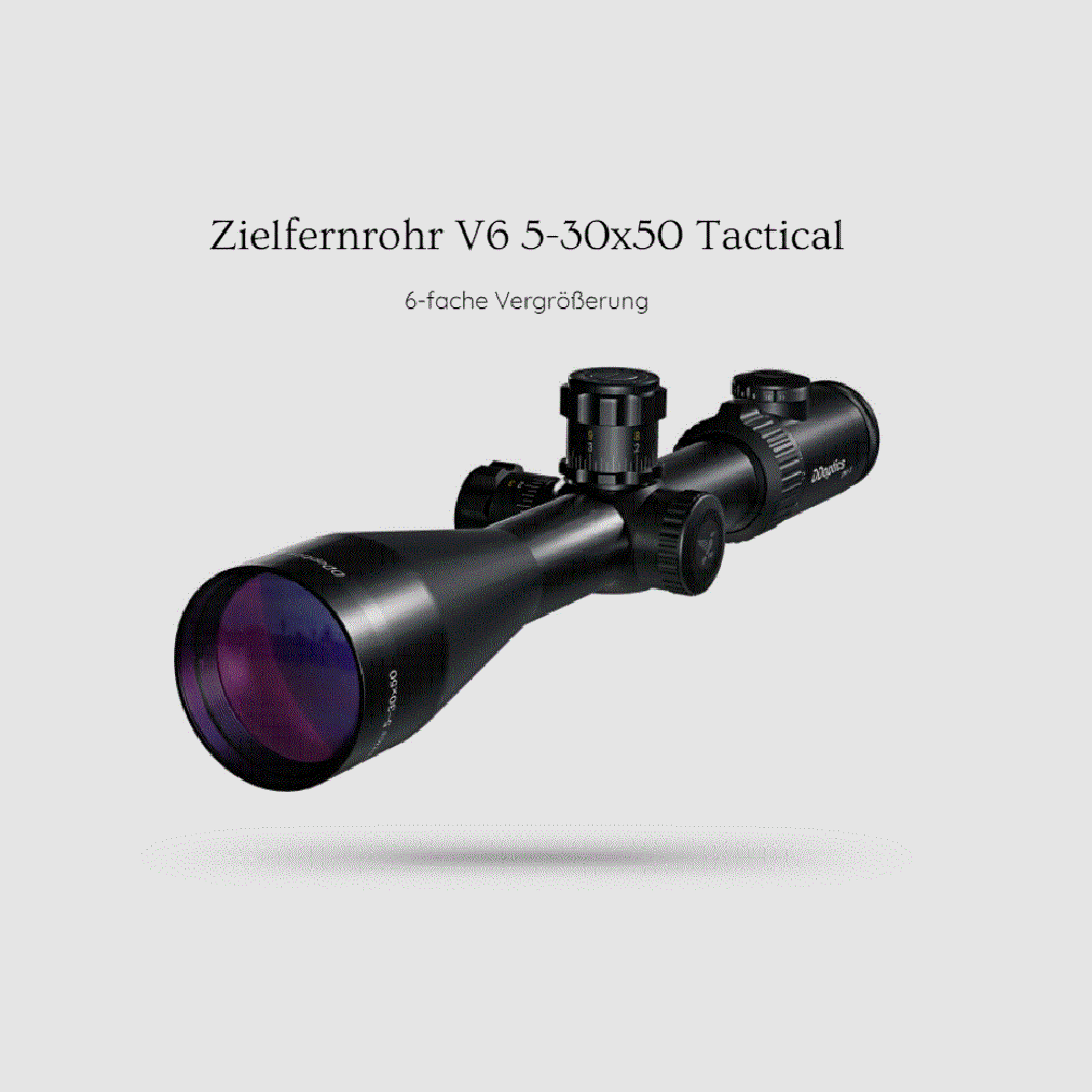 DDOptics Nighteagle 5-30×50 Tactical  – Mildot – Gen. III – MOA