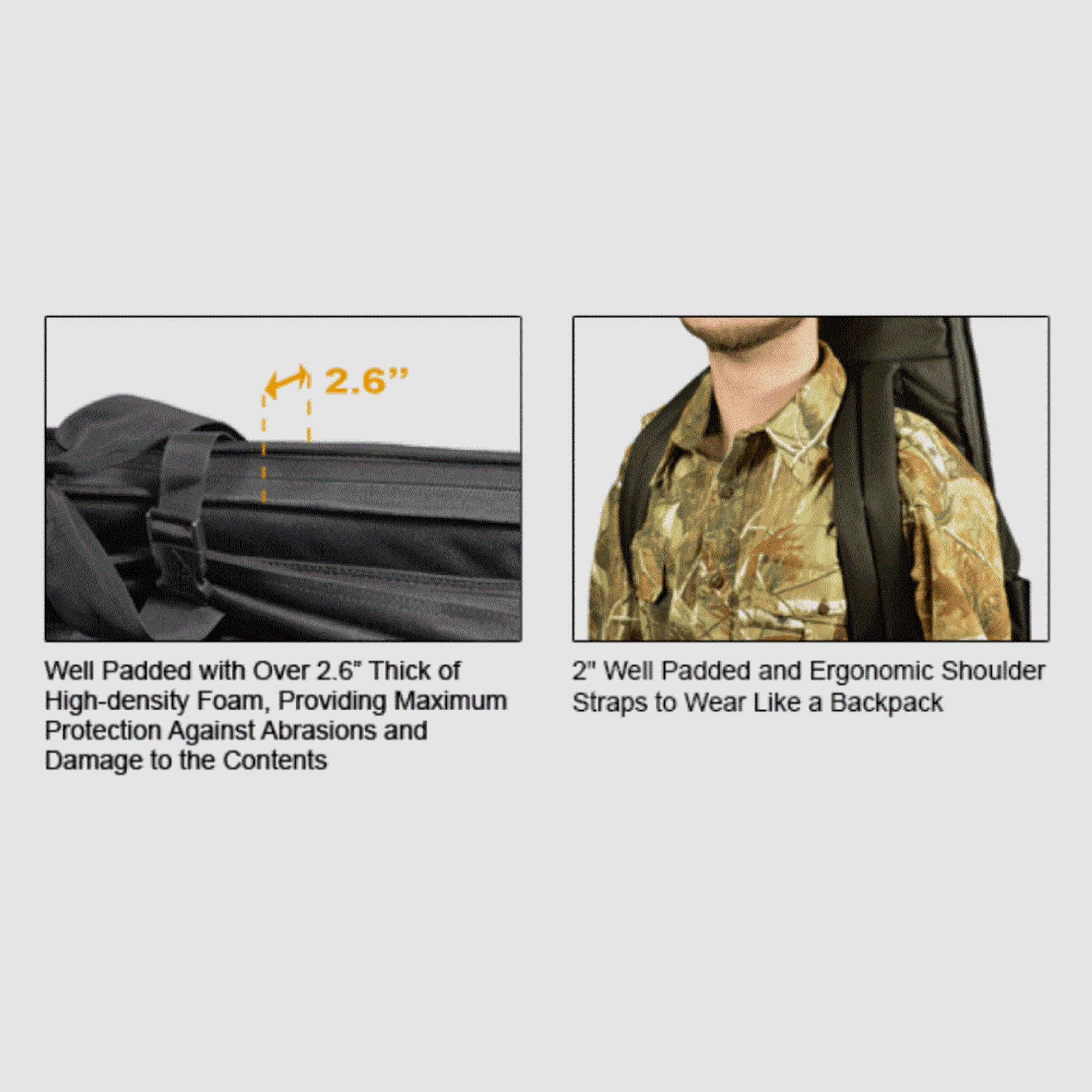 UTG® 42″ RC Combat Operation Web Gun Case Waffentasche, Black