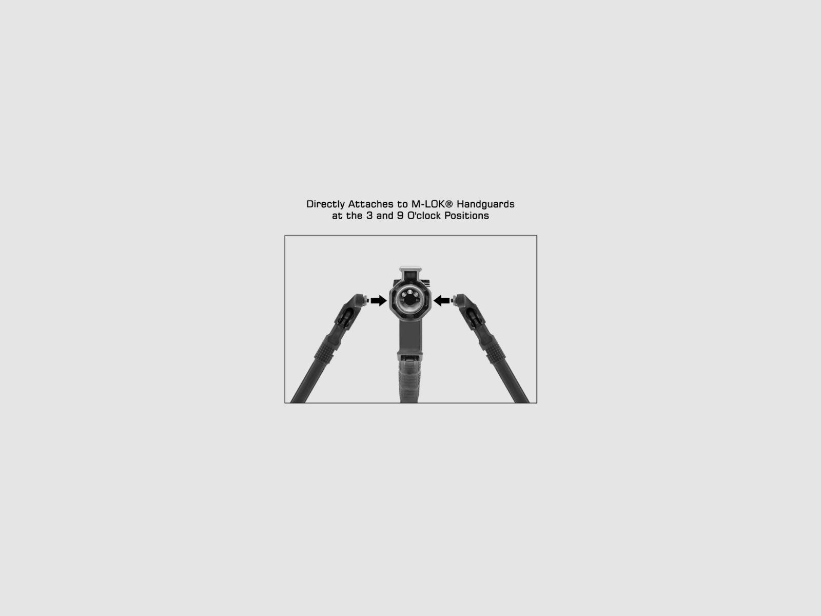 UTG RECON FLEX® M-LOK® Bipod Matte Black, 5.7″-8″ Center Height