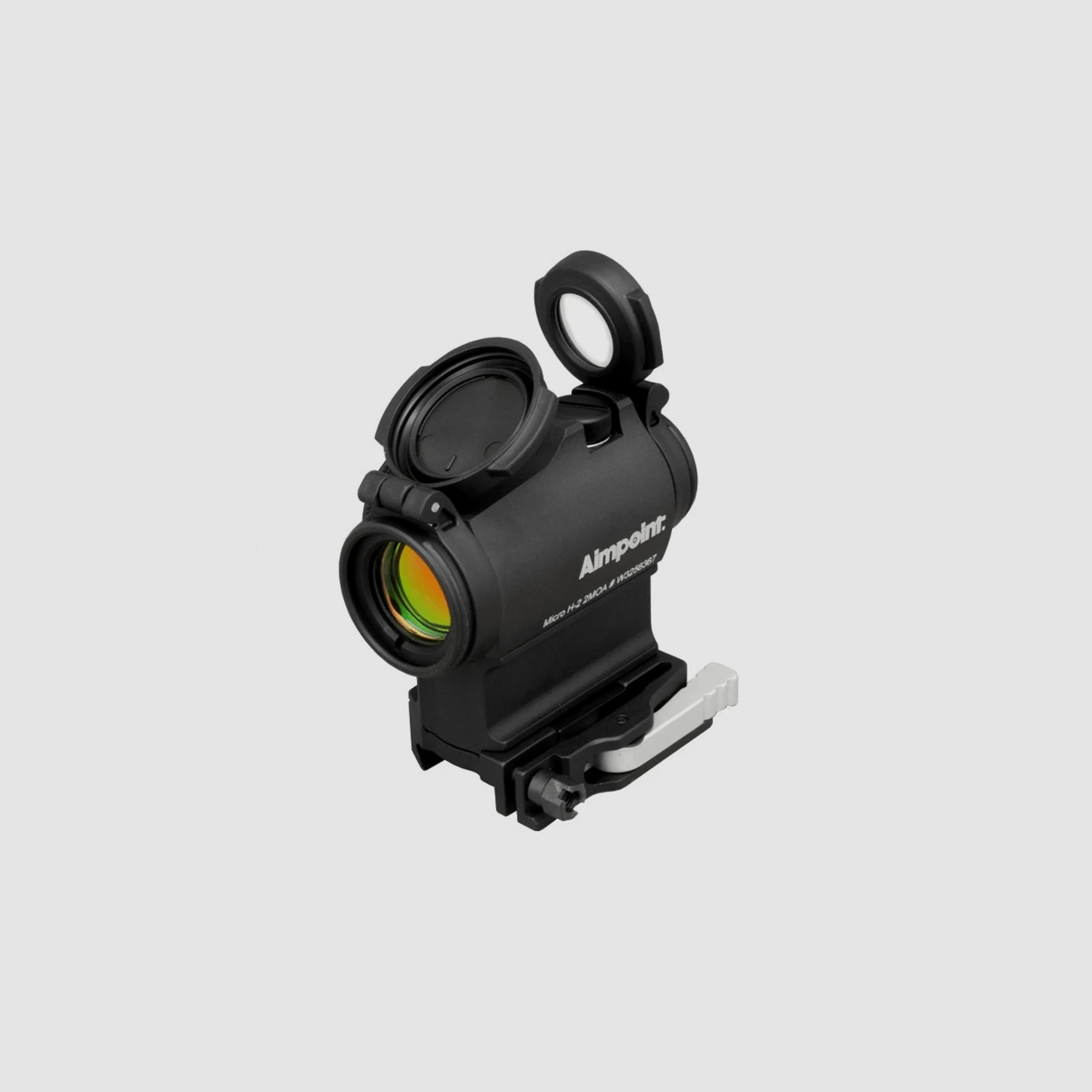 AIMPOINT MICRO H-2 2 MOA schwarz inkl. Adapter 39mm für Weaver / Picatinny