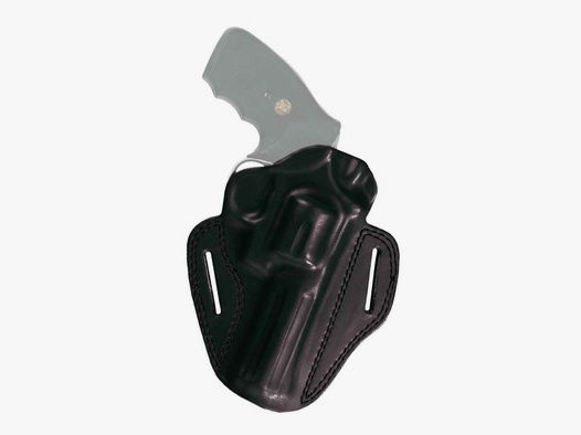 Pancake Lederholster für Revolver 3"-4" S&W K/L Frame,Colt,Ruger,Korth,Taurus,HW 357,Zoraki R1/R2 Schwarz Rechtshänder