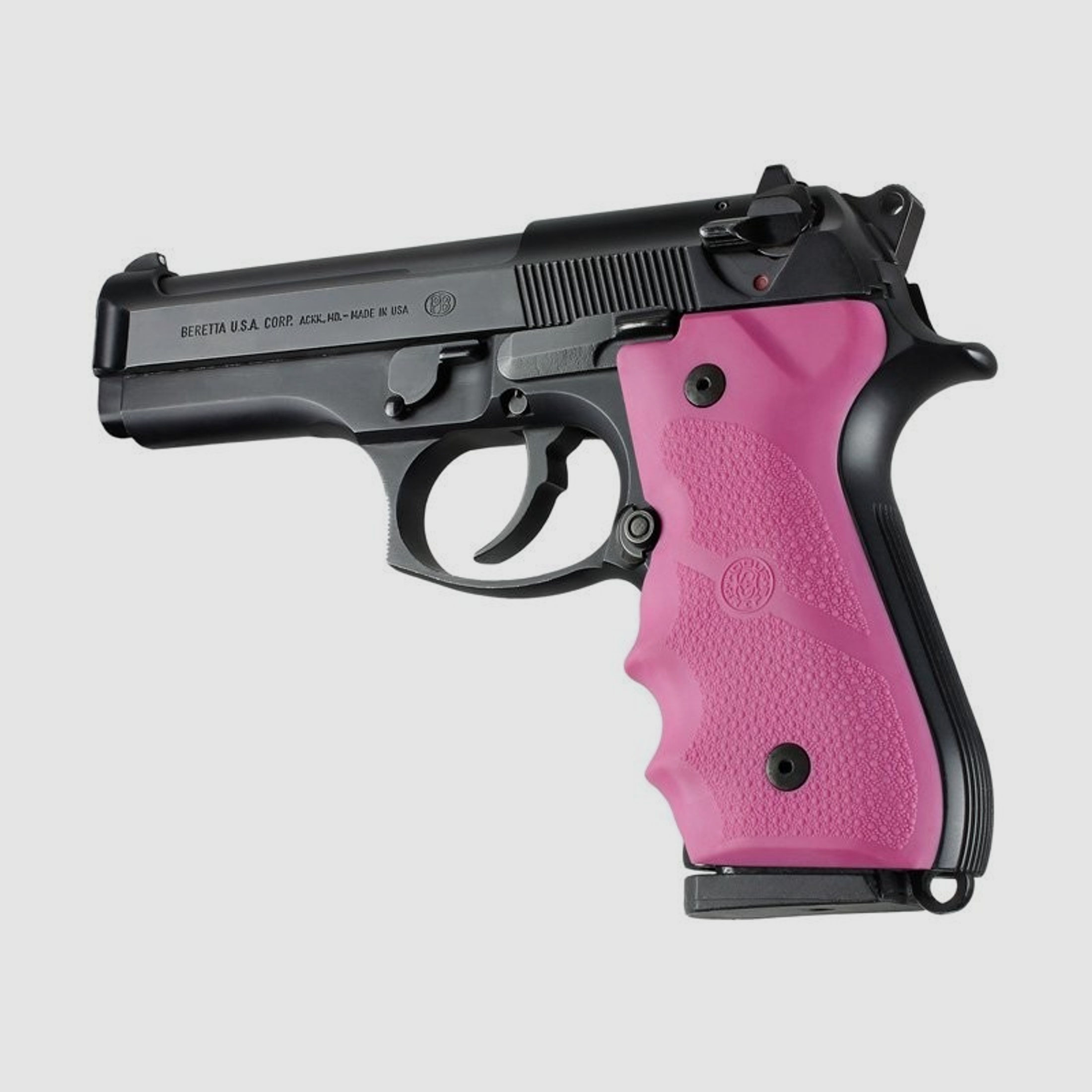 HOGUE Gummigriff für Beretta 92 / 96 Pink