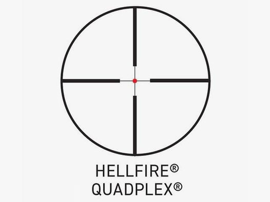 WHISKEY3 Zielfernrohr 4-12x50 mit HellFire Quadplex Absehen