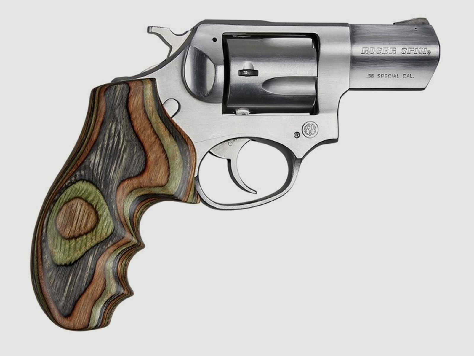 Revolver Holzgriff für Ruger SP101 Lamo Camo