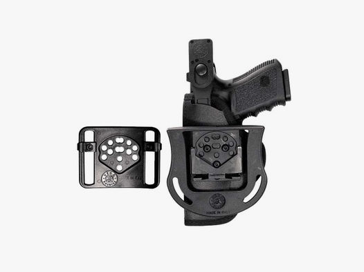 Cordura Holster mit Paddle/Gürtelsystem Glock 26/27/28/33, Walther PPS, Taurus PT111 Linkshänder