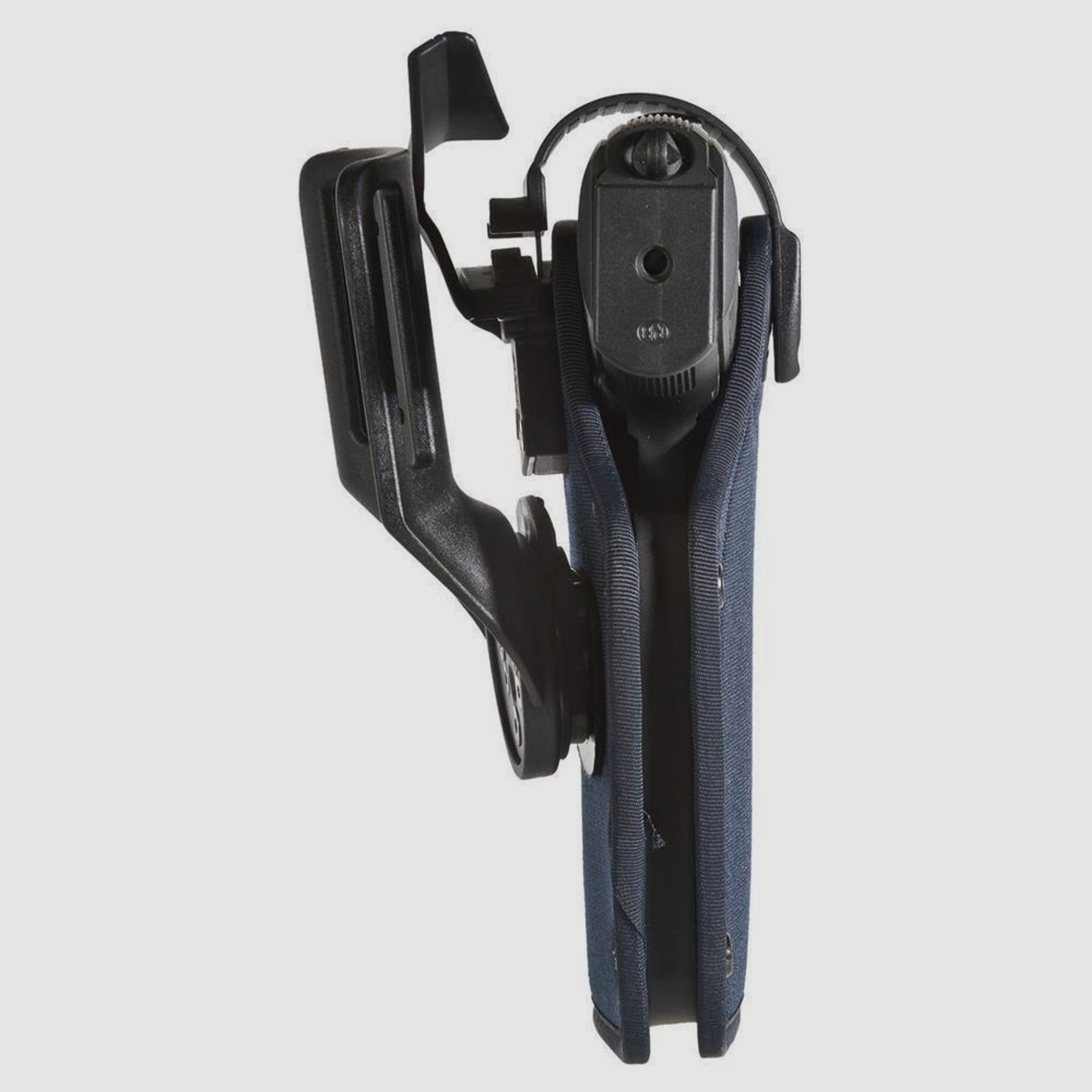 Gepolstertes, mit Polymer verstärktes Nylonholster Glock 17/18/22/31/37, Sig Sauer P220/P226, Caracal F Linkshänder