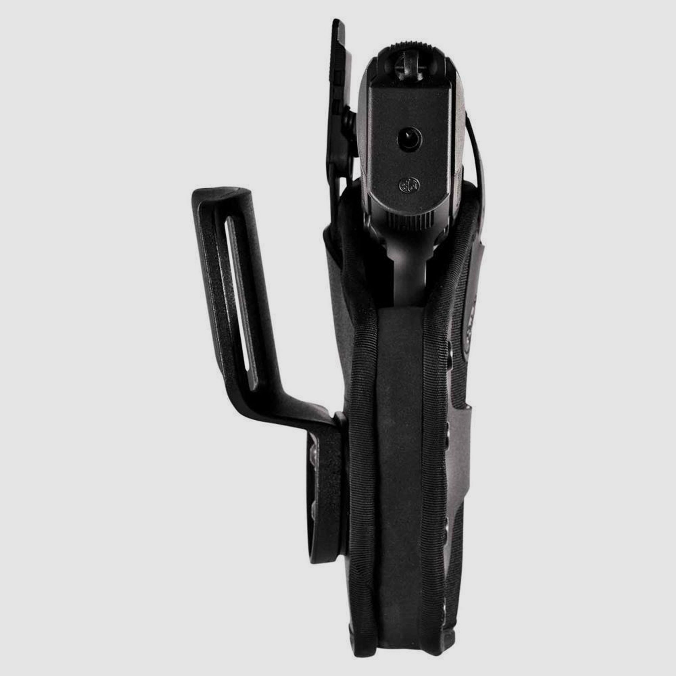 OWB-Dienstholster mit Stop-Snap-Funktion Glock 19/19X/23/25/32/38/45, H&K P2000/P30/USP Comp.,Sig Sauer P225/P228/P229 Linkshänder