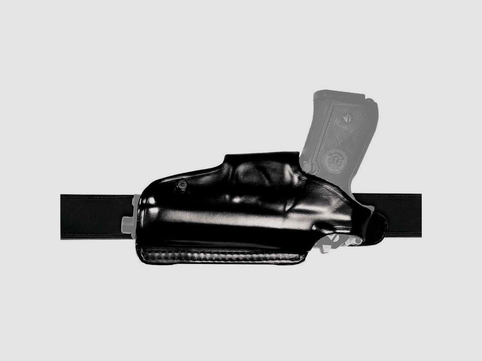 Mehrzweck-Schulterholster/Gürtelholster "Miami 2" Glock 29/30/36, H&K USP Compact, P30 Schwarz Rechtshänder