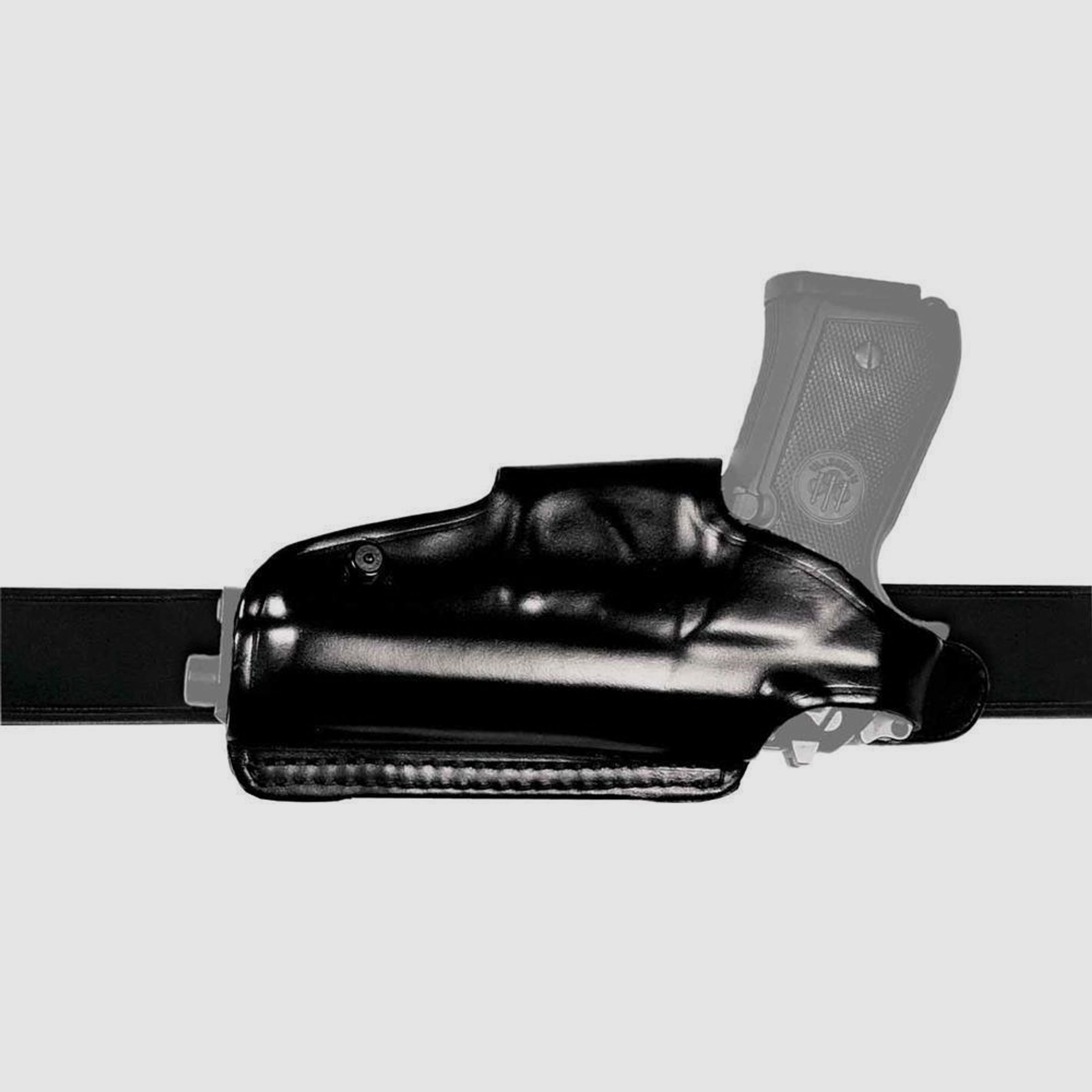 Mehrzweck-Schulterholster/Gürtelholster "Miami 2" Glock 29/30/36, H&K USP Compact, P30 Braun Rechtshänder