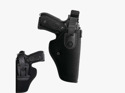 Nylonholster mit Stop-Snap-Funktion Glock 17/18/22/31/37,Walther P99/P99Q/PPQ M2,H&K USP,Sig Sauer P220/P226/PRO 2022/P320 Carry-Linkshänder