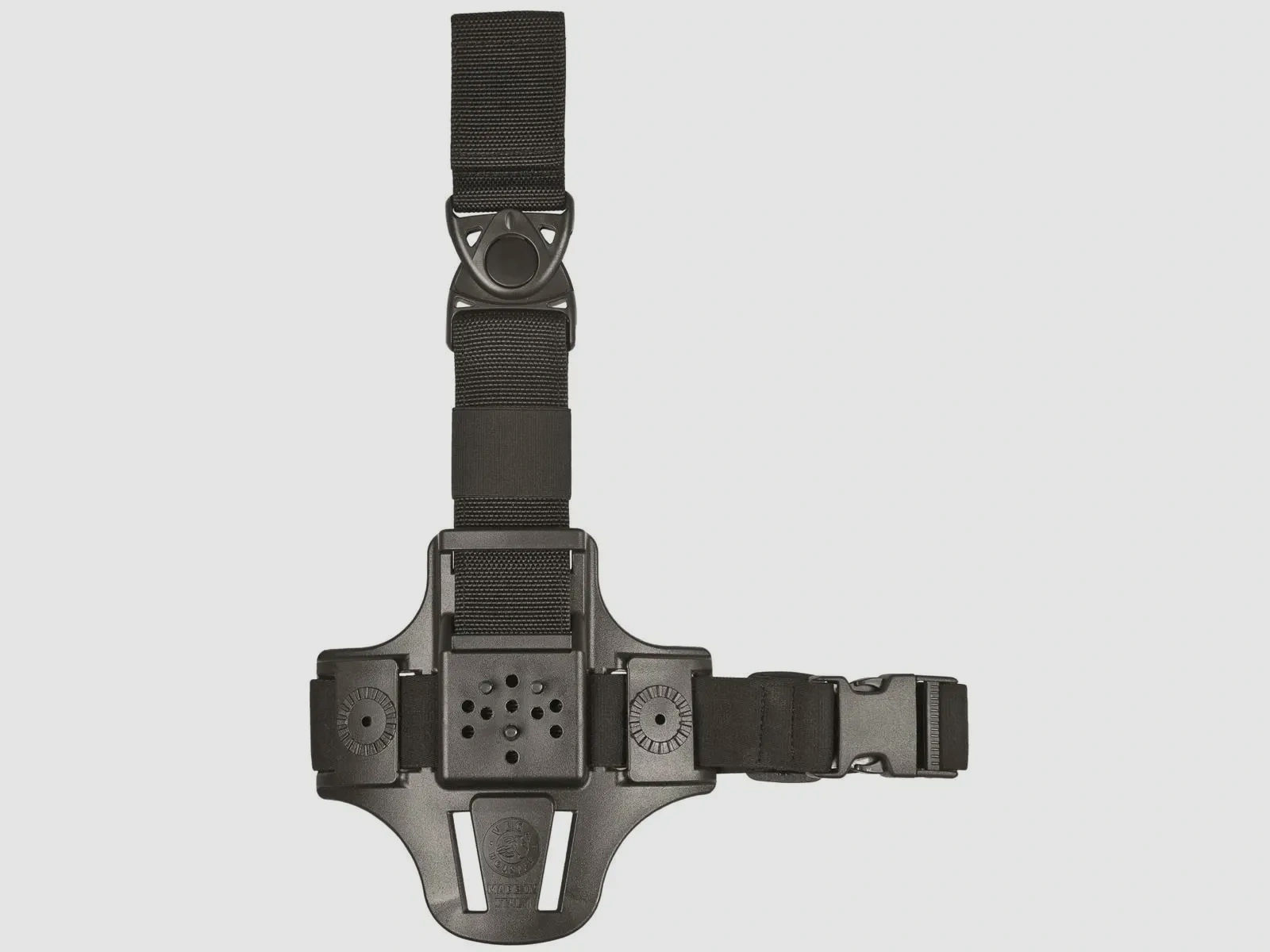 Taktisches CAVALLERY Oberschenkelholster mit Sicherheitslevel II  S&W M&amp;P 9/40 4,25"-Schwarz-Rechtshänder