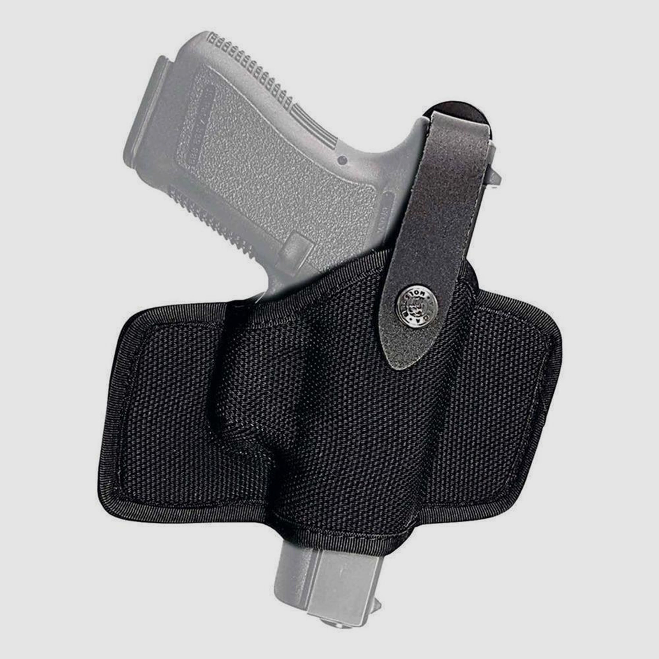 Thermo-geformtes Corduraholster Glock 17/18/19/19X/22/31/37/23/25/32/38/45 M&P,Springfield XD/Compact/XDM,Walther PPS Linkshänder