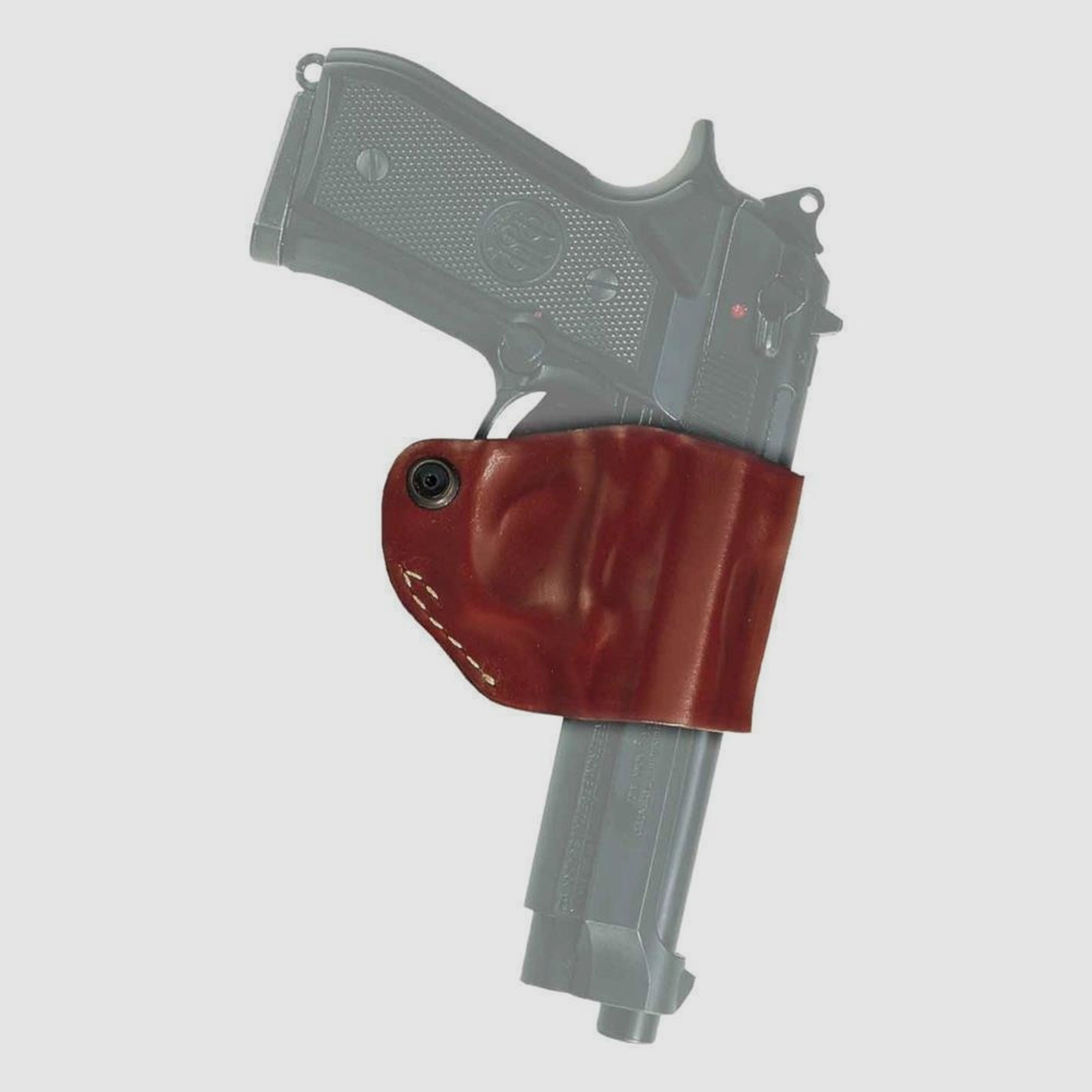Gürtelholster "Yaqui Slide" Glock 17/17X/19/19X/26/29/30/34/35/36/37/38/45, Walther P22/P22Q Braun Rechtshänder