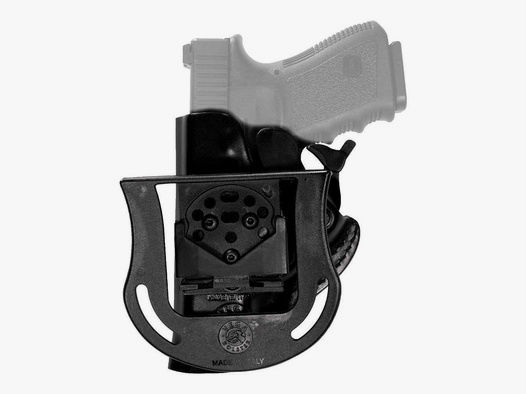 Paddelholster mit VEGA PULL SIDE System Glock 19/19X/23/25/29/30/32/36/38/45 Schwarz Rechtshänder
