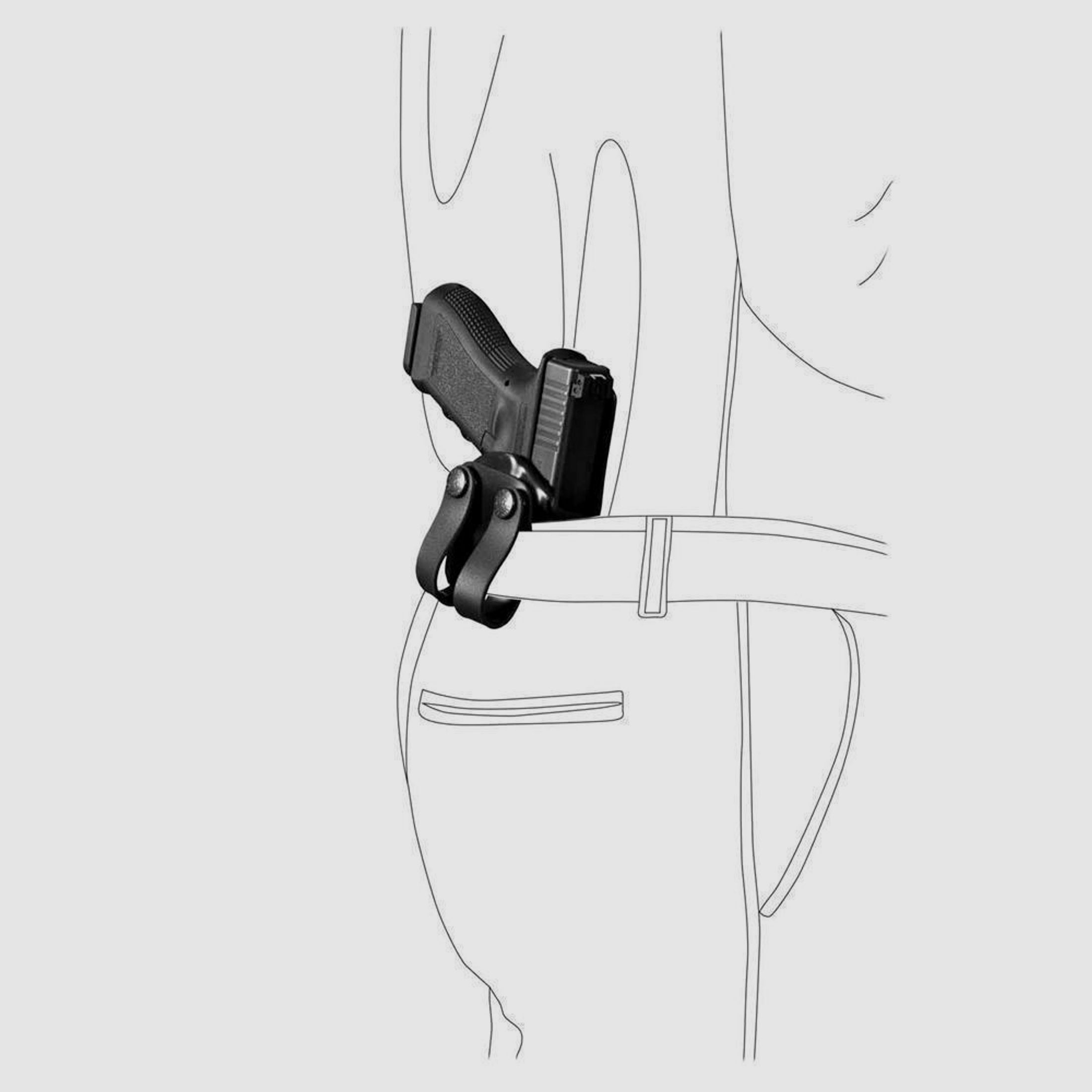 Innenholster "INSIDE RESCUE" Beretta PX4 Storm / Compact Linkshänder