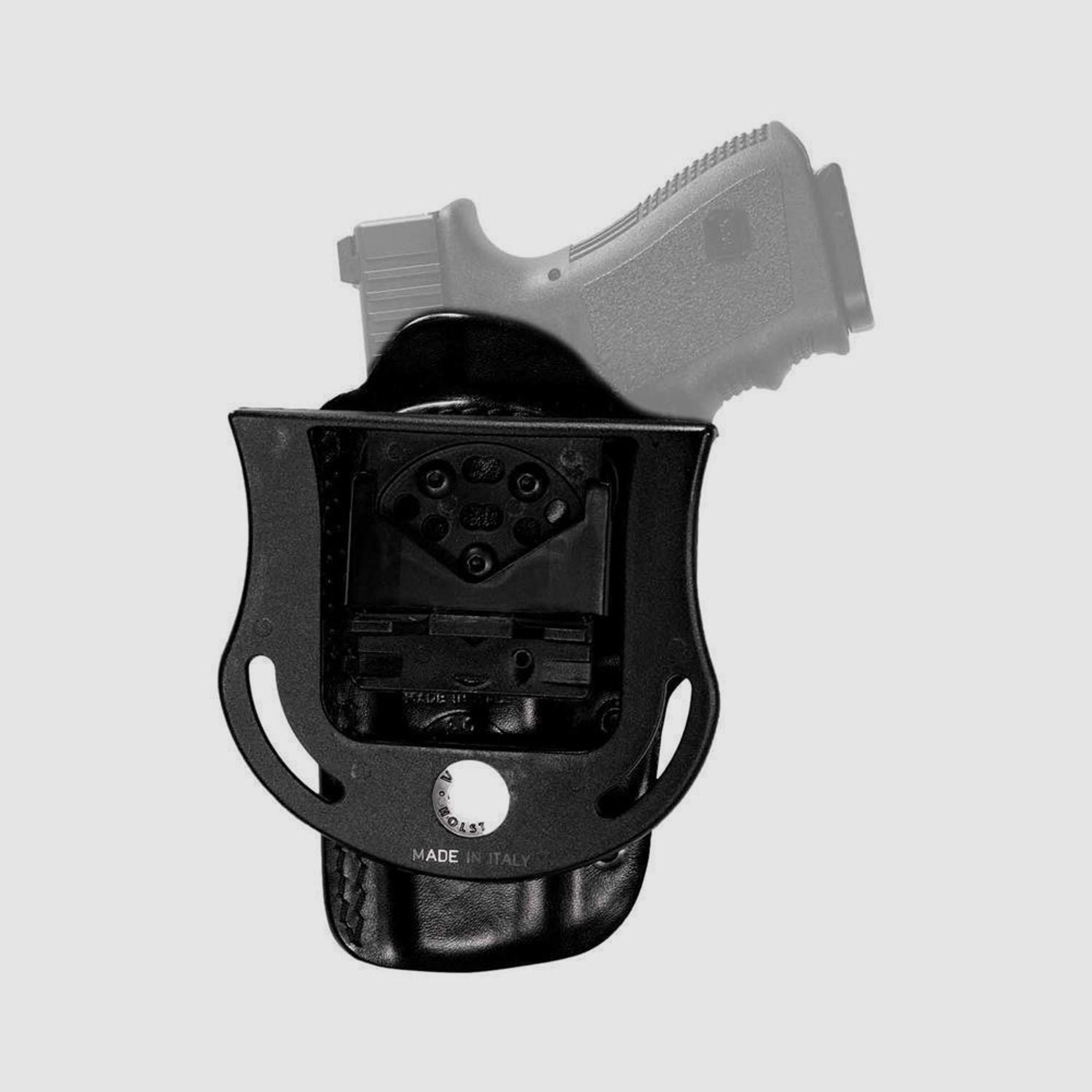 SPEED MASTER Gürtelholster mit Paddelhalterung Glock 29/30/36, H&K USP Compact/P2000/P30 Linkshänder