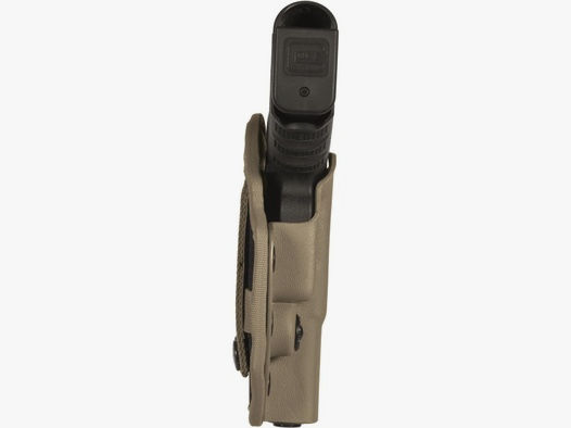 Thermogeformtes Polymerholster "KEEPER" Colt 1911 / Government,Para Ordnance P14/P16,Sig Sauer 1911,S&W 1911,Springfield 1911-Coyote TAN-Linkshänder