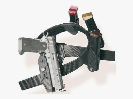 Wettkampfholster SPEED MACHINE Glock 17/22/24/34/35 4,5"-6,5"-Red-Rechtshänder