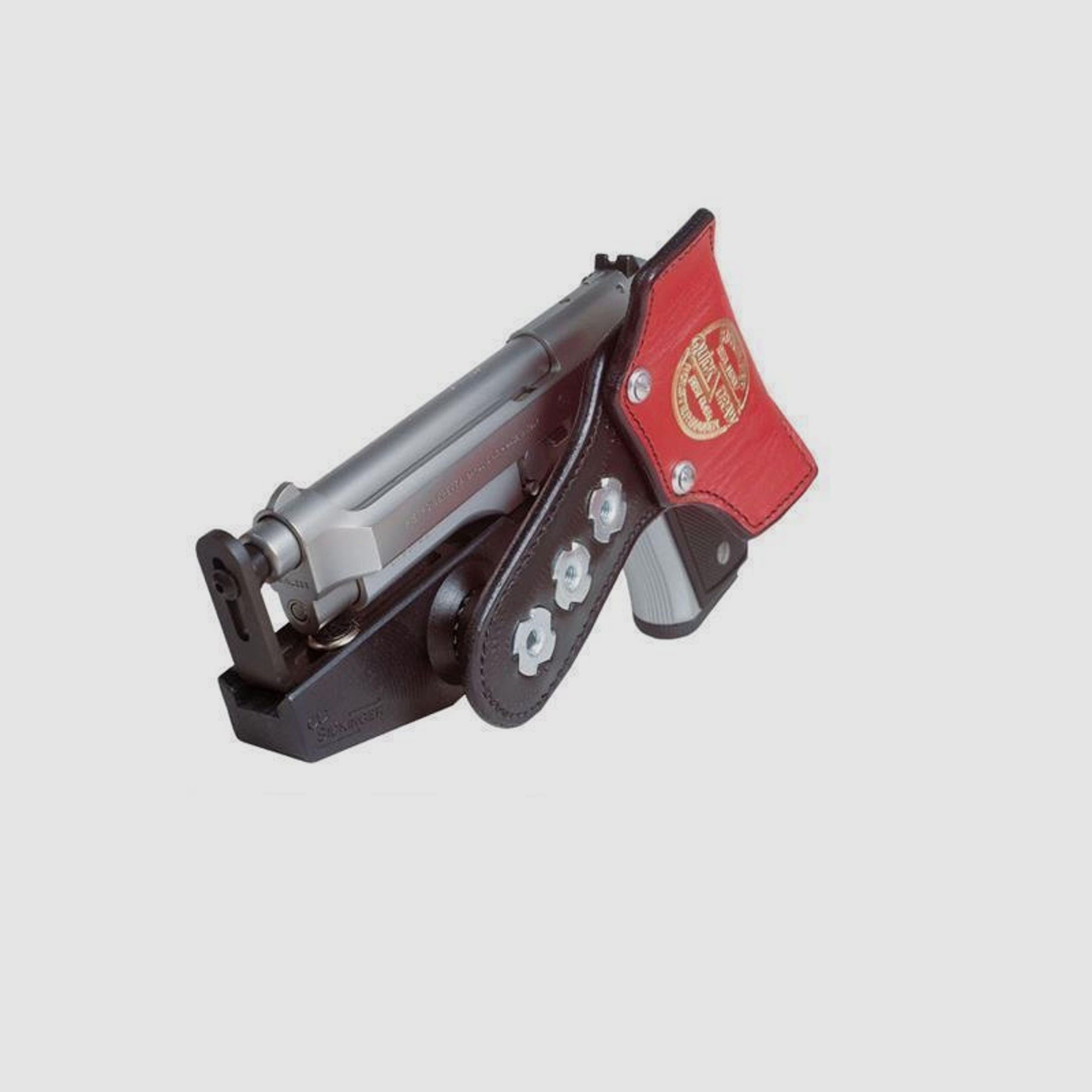 Wettkampfholster SPEED MACHINE Glock 17/22/24/34/35 4,5"-6,5"-Black-Rechtshänder