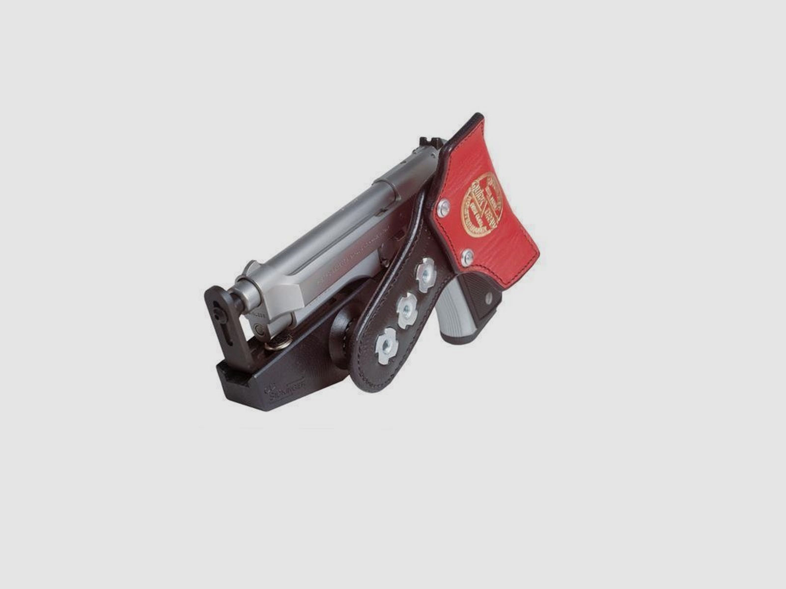 Wettkampfholster SPEED MACHINE Glock 17/22/24/34/35 4,5"-6,5"-Red-Linkshänder