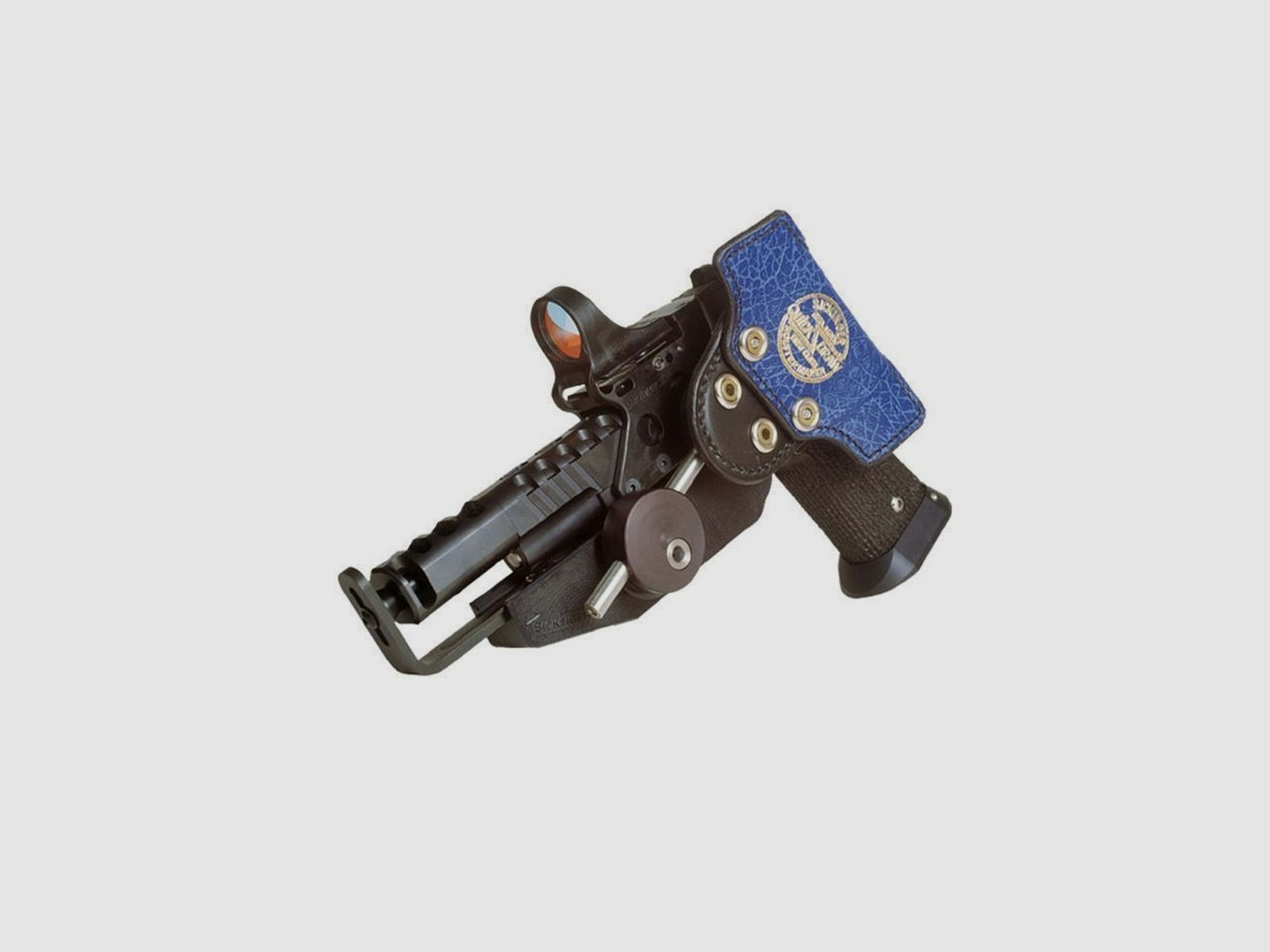 Wettkampfholster SPEED MACHINE IPSC 3D Edition Glock 17/22/24/34/35 4,5"-6,5"-Blue-Linkshänder