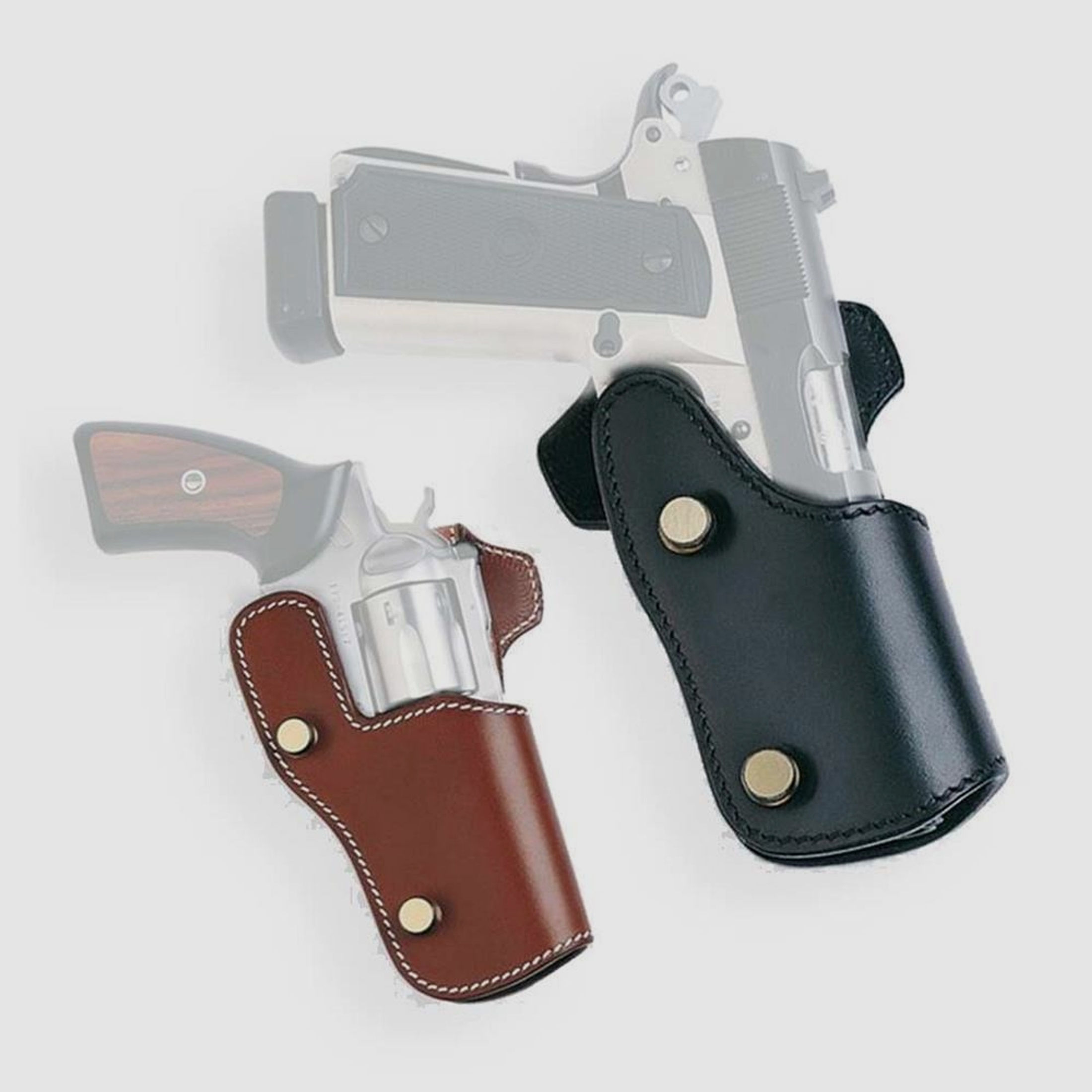 Holster RANGE Master Glock 19/23/25/32/38/45 Braun Linkshänder