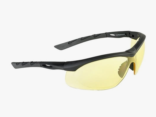 SwissEye Tactical Brille Lancer rubber black - yellow