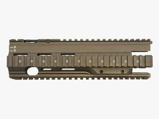 Heckler & Koch Picatinny Handschutz HK417 mit Flip-Up Korn RAL8000