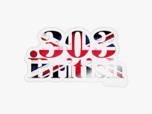 303 British - Sticker Transparent glänzend