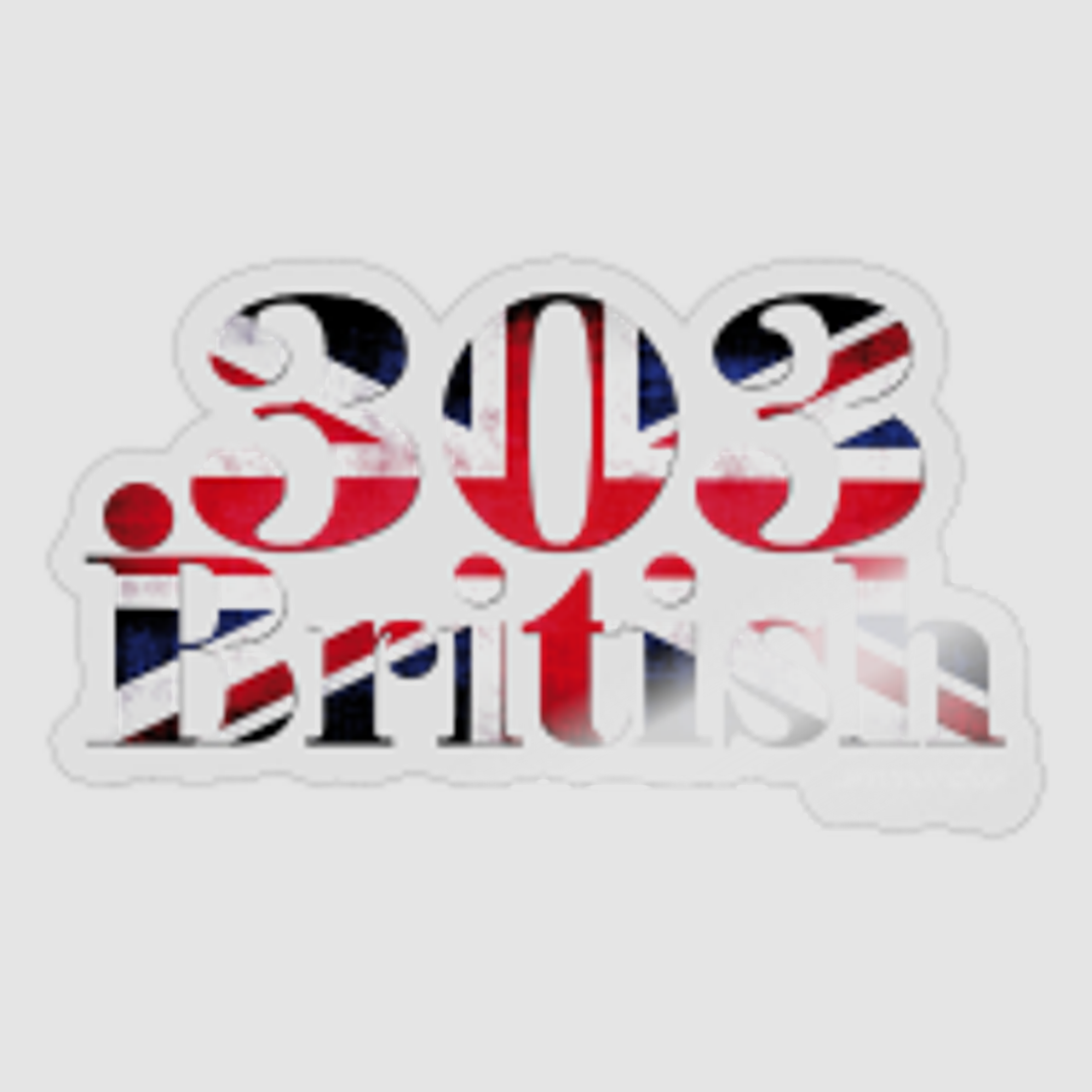 303 British - Sticker Transparent glänzend