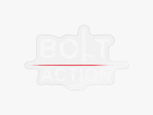Bolt Action - Sticker Transparent glänzend