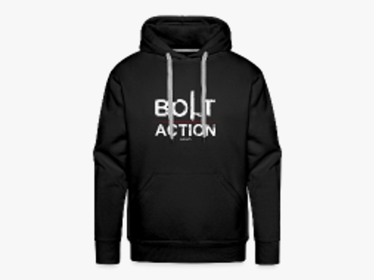 Bolt Action - Männer Premium Hoodie Schwarz