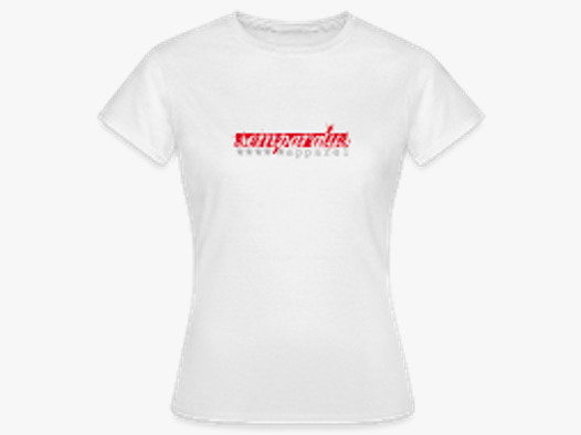 semparatus logo red/grey - Frauen T-Shirt Weiß