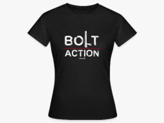 Bolt Action - Frauen T-Shirt Schwarz
