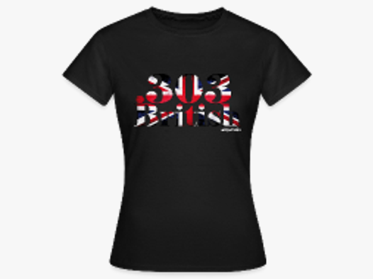 303 British - Frauen T-Shirt Schwarz