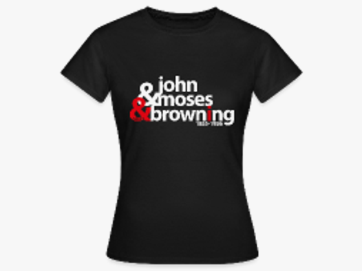 J. M. Browning - Frauen T-Shirt Schwarz