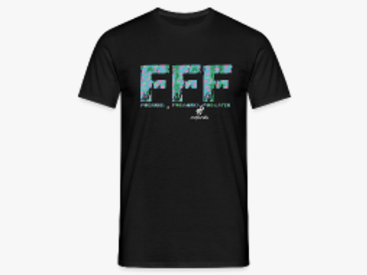 FFF - firearms, fireworks & firewater - Männer T-Shirt Navy